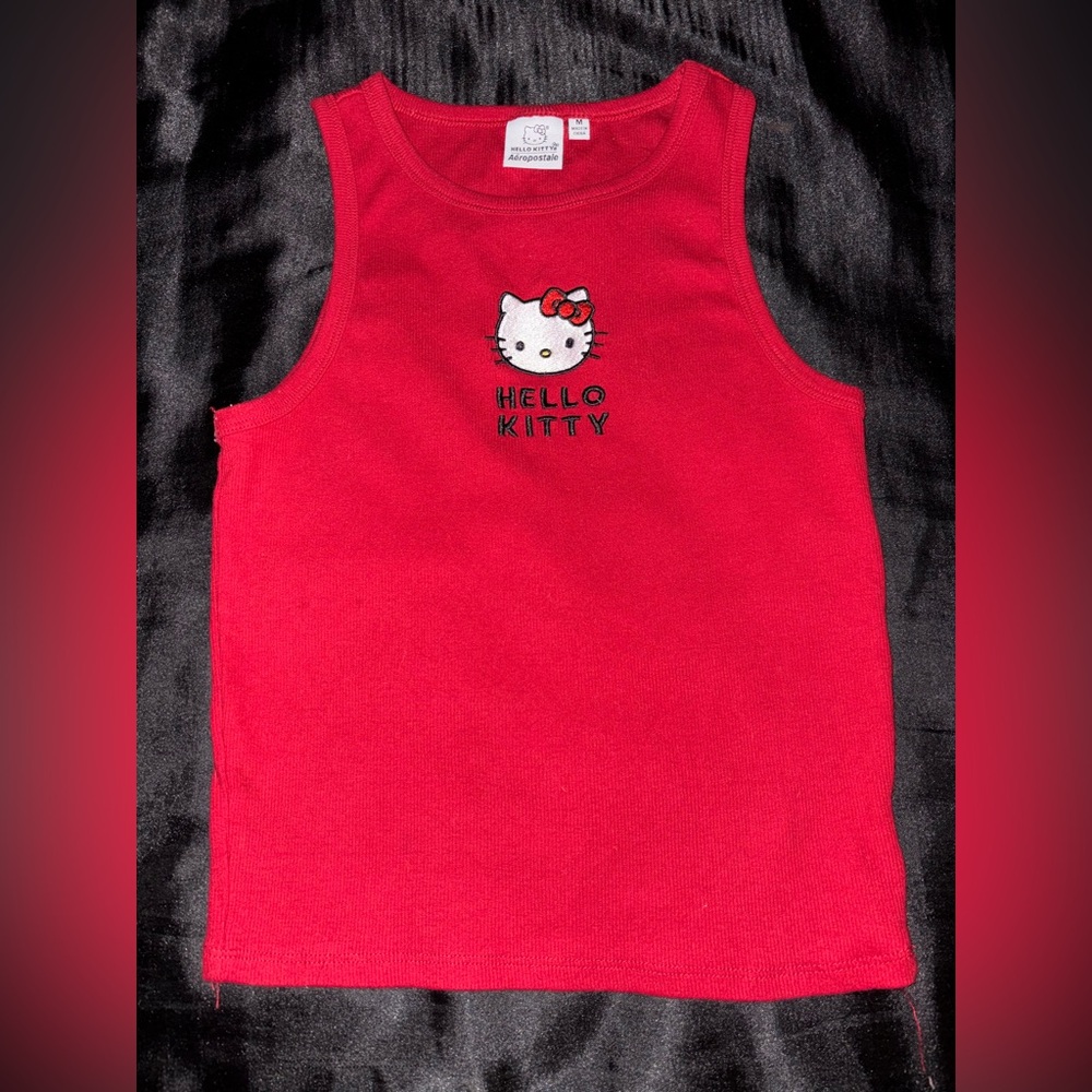 Aeropostale Hello Kitty Red Tank Top